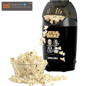 Pipoqueira Elétrica Mallory Star Wars- Pipoca saudável pronta em 3 minutos - 220V - Imagem 1