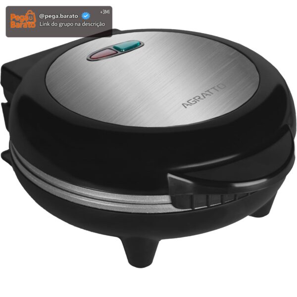 Agratto Omeleteira mr. Cheff AOIP01I-01 inox redonda 800w 127v