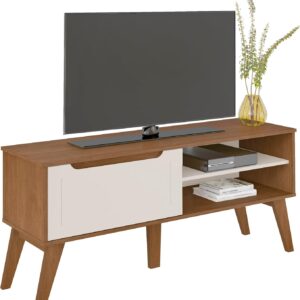 Artely Rack Lotus para Tv 60" com Porta Basculante, Cinamomo/Off White - Imagem 3