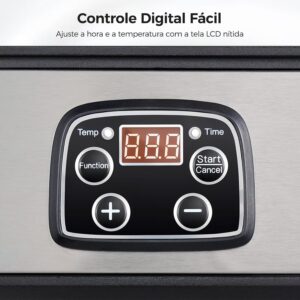 Logurteira Elétrica 220v Fabricante Logurte Elétrico com 8 Copos Dispensadores Capacidade Grande 1400 ml Máquina Fazer Logurte para Fazer Logurte Caseiro - Imagem 6