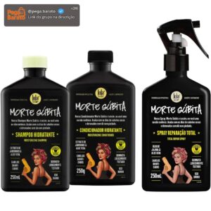 Kit Morte Súbita (Shampoo + Condicionador + Spray Reparaçao) - Lola From Rio - Imagem 1