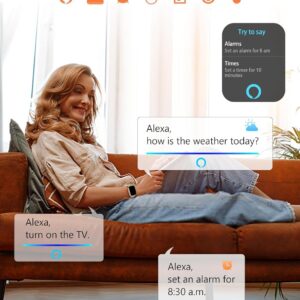 Bettdow SmartWatch Feminino 1.83" Full Touch, Assistente de voz Alexa, IP68 à Prova d'Água, Ligações Bluetooth, 100+ Modos Esportivos, Notificações Inteligentes, Compatível com iOS/Android (Ouro rosê) - Imagem 2
