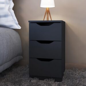 GAVETEIRO MULTIUSO COM 3 GAVETAS PRETO - Imagem 5