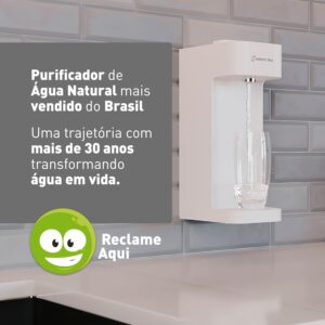 Hidrofiltros - Purificador de Água Facile com Refil C3 Elimina Cloro, Odores e Sabores Cor Branco Hidrofiltros - Imagem 5