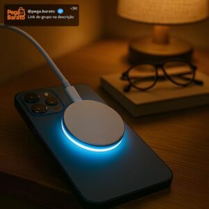 Carregador Magnético Premium 15W Indução, USB-C, Sem Fio, VARENZIA - Imagem 1