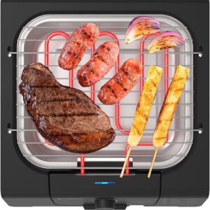 Churrasqueira Grill Eletrica Cadence Short, 1200W, Preto, 220V, GRL805 - Imagem 5