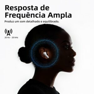 Fone de Ouvido Bluetooth 5.3, Graves Potentes, Drivers de 13mm, 14H de Reprodução, Resistência à Água, Fone sem fio tws (rosa) - Imagem 2