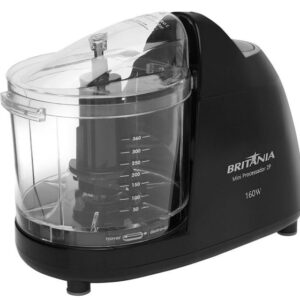 Mini Processador de Alimentos Britânia Preto 2P 160W - Imagem 3