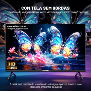 Smart TV 32 Polegadas, Whale 10.0, LED HD Ready, Wi-Fi e Bluetooth, Dolby Atmos, Netflix e YouTube, 3x HDMI - Imagem 6