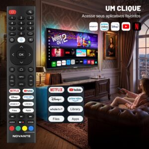 Smart TV 32 Polegadas, Whale 10.0, LED HD Ready, Wi-Fi e Bluetooth, Dolby Atmos, Netflix e YouTube, 3x HDMI - Imagem 7