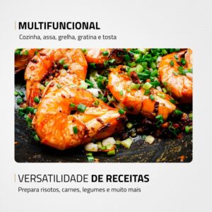 MONDIAL Grill Redondo Smart Grill 30cm, Preto, 1200W, 220V - G-04 - Imagem 5
