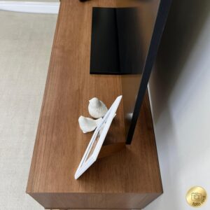 Artely Rack Lotus para Tv 60" com Porta Basculante, Cinamomo/Off White - Imagem 14