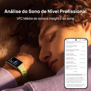 Smartwatch, HUAWEI Band 10, Caixa de Polímeros Duráveis, Análise do Sono em Nível Profissional, Assistente de Bem-estar Emocional, Relógio Smartwatch Compatível com Android e iOS, Preto - Imagem 3