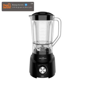 Liquidificador Britânia Turbo BLQ970P Preto 4 Velocidades 900W - Imagem 1