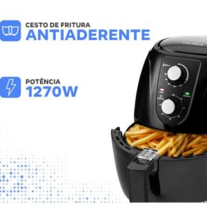 Air Fryer Ultra AF-UT-01 Preta com Timer 3,2L - Imagem 4