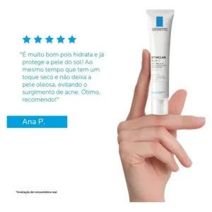 La Roche-Posay Effaclar DUO+ Fps30 40ML Creme/Gel antiacne e antimarcas Para Dia e Todo tipo de pele - Imagem 3