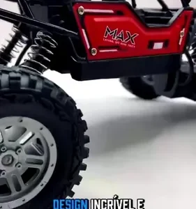 Carrinho Controle Remoto Jipe Carro Grande Off Road Com Bateria Recarregável Amortecedores Big Foot Estilo 4x4 Atacarejo Kids - Imagem 12