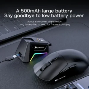 Mouse Gamer Sem Fio Smailwolf M3 Tri Mode - Imagem 17