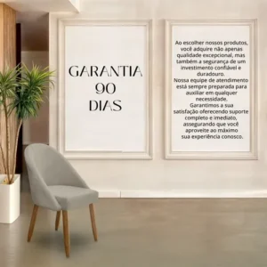 Kit 2 Cadeira Poltrona Para Sala Lua Confortável E Reforçada - Imagem 8