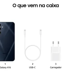 Celular Samsung Galaxy A16 4G, 256gb + 8gb Ram, Câmera De Até 50mp, Tela 6.7 , Nfc, Ip54, Bateria 5 Ah Preto - Imagem 11