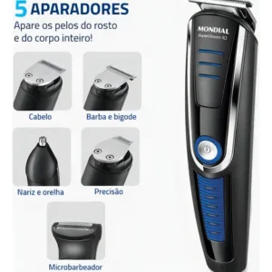 Aparador De Pelos Super Groom 10 Mondial 6W Bivolt BG-03 - Imagem 5