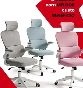 Cadeira Escritório Ergonômica Giratória com Apoio Lombar da Python Fly - Imagem 2