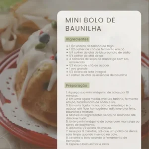 Mini Máquina De Fazer Bolos Elétrica Portátil Assar 220 110 - Imagem 8