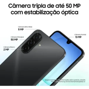 Celular Samsung Galaxy A17 Com Ia, 256gb, 8gb Ram, Câm De 50mp, Tela De 6.7 , Nfc, Ip54 - Preto 4G - Imagem 5