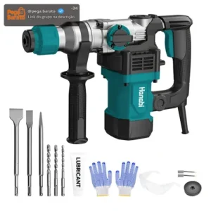 Martelete Rompedor Elétrico 1600w 220v 4,5j Profissional - Imagem 1