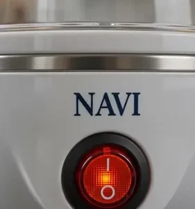 Cozedor De Ovos Elétrico Portátil Automático Panela Elétrica Prática Rápida Máquina De Cozinhar Até 7 Ovos E Legumes Á Vapor Utensílio De Cozinha Fácil Limpeza Econômico Cor Azul Marca Navi - Imagem 2
