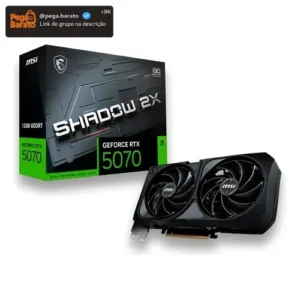 Placa De Video Nv Rtx5070 12gb G7 192bits S 2x Oc Msi - Imagem 1