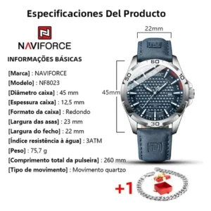 Relógio Quartzo Luxo Masculino Digital Clássico Couro - Imagem 12