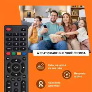 Kit 10 Controles Remotos para TV Philco Smart com Botões Netflix, YouTube e Prime Video - Imagem 7