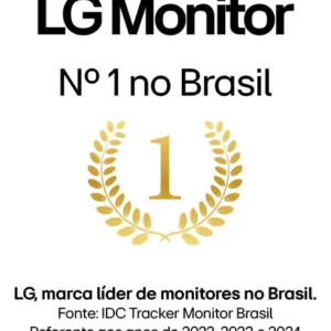 Monitor LG LED 20" HD+, 75Hz, 2ms, HDMI/VGA, Modo Leitura, Flicker Safe, Black Stabilizer, Dynamic Action Sync, Preto- 20U401A - Imagem 2