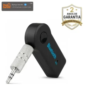 Receptor Adaptador Bluetooth Usb P2 Audio Stereo Musica Som - Imagem 1