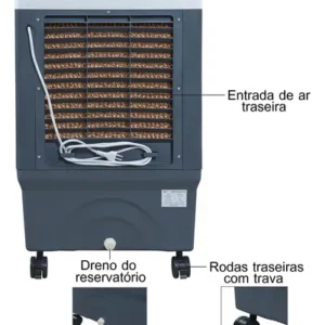 Climatizador Umidificador Portátil 30L Bem Estar 110v - Imagem 7