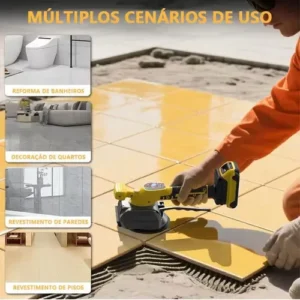 Máquina Assentar Pisos Porcelanato À Bateria 21v C/ Ventosa - Imagem 11