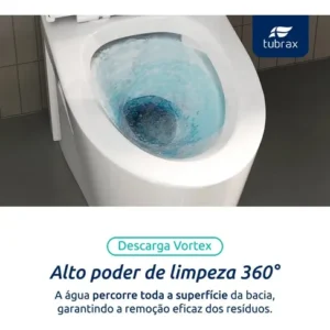 Vaso Sanitário Monobloco Caixa Acoplada Completo - Imagem 5