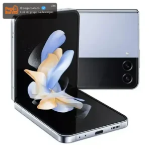 Celular Samsung Galaxy Z Flip 4 256 GB + 8 GB RAM Azul (Novo com caixa aberta) - Imagem 1