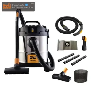 Aspirador de Pó e Água WAP GTW INOX 12 1400W com Bocal de Sopro - Imagem 1