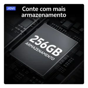 Smartphone Jovi Y19s 256gb, 4+4gb Ram Turbo, Câmera 50mp, Bateria 5500mah, Carregamento 15w, Tela 90hz - Preto Safira - Imagem 6