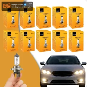 Kit 10 Lâmpada Halógena H4 4300k 12v 60/55w Tech One Code - Imagem 1