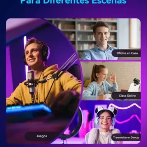 EMEET S600 4K 30FPS Webcam 1080P 60Fps Camera Para Pc Kit Videoconfercncia Live Streaming Com Tripé Autofoco Microfone - Imagem 3