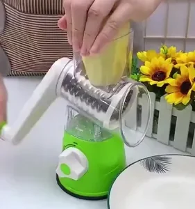 Ralador Queijo Fatiador Legumes Cortador Vegetais 3 Em 1 - Imagem 2