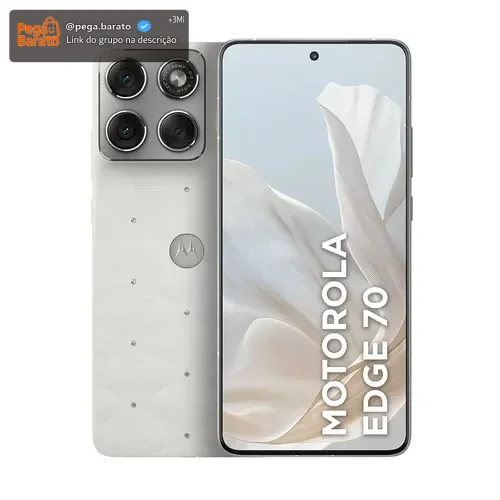 Smartphone Motorola Edge 70 5g Crystals By Swarovski - 512gb 24gb (12gb Ram + 12gb Ram Boost), Ultrafino, 3 Cameras 50mp E Tela Extreme Amoled 120hz