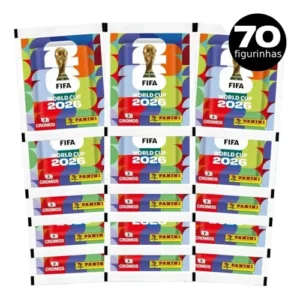Kit 10 envelopes Copa 2026 Panini Oficial 70 Figurinhas - Imagem 9