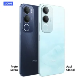 Smartphone Jovi Y19s 256gb, 4+4gb Ram Turbo, Câmera 50mp, Bateria 5500mah, Carregamento 15w, Tela 90hz - Preto Safira - Imagem 3