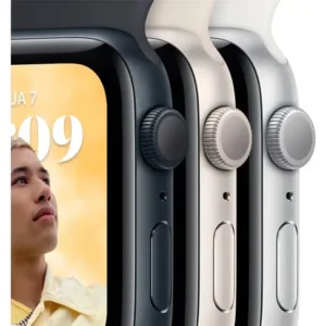 Apple Watch SE GPS (2da gen) - Caixa meia-noite de alumínio 44 mm - Pulseira esportiva meia-noite - Padrão - Imagem 3