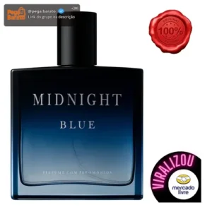 Perfume Masculino Midnight Blue 100 Ml Essencia Arabe - Imagem 1