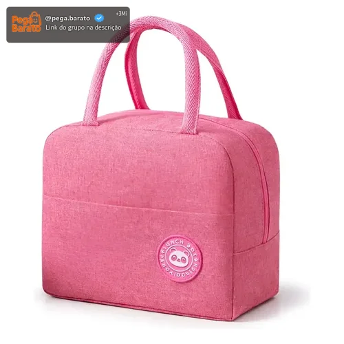 Bolsa Térmica Lancheira Marmita Academia E Passeios